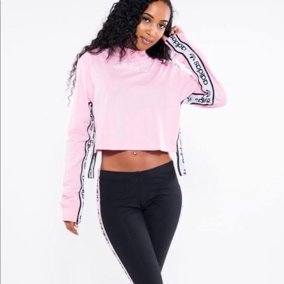 adidas falcon taped long sleeve shirt